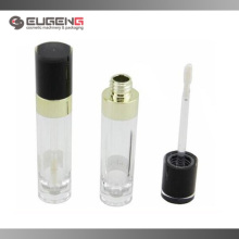 Fashionable plastic cylinder lip gloss bottle